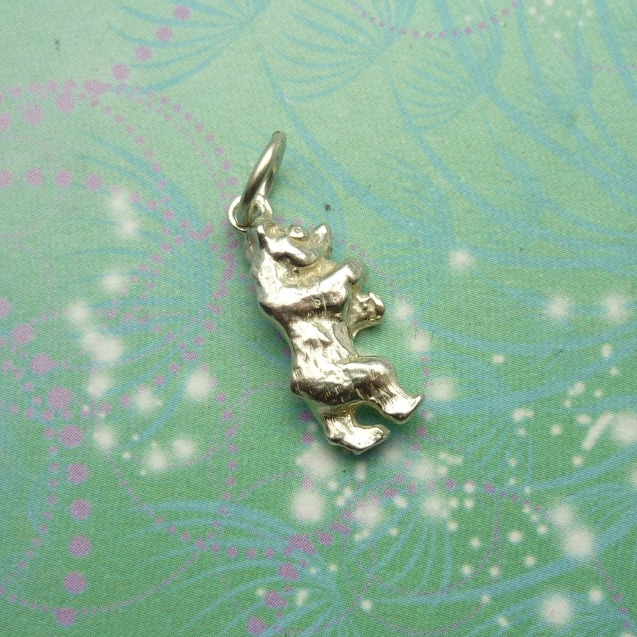 Vintage Sterling Silver Dangle Charm – Dancing Bear – Sparkling Dragon ...