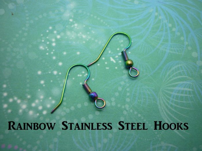 Soft Rainbow Butterfly Fairy Earrings - Image 6