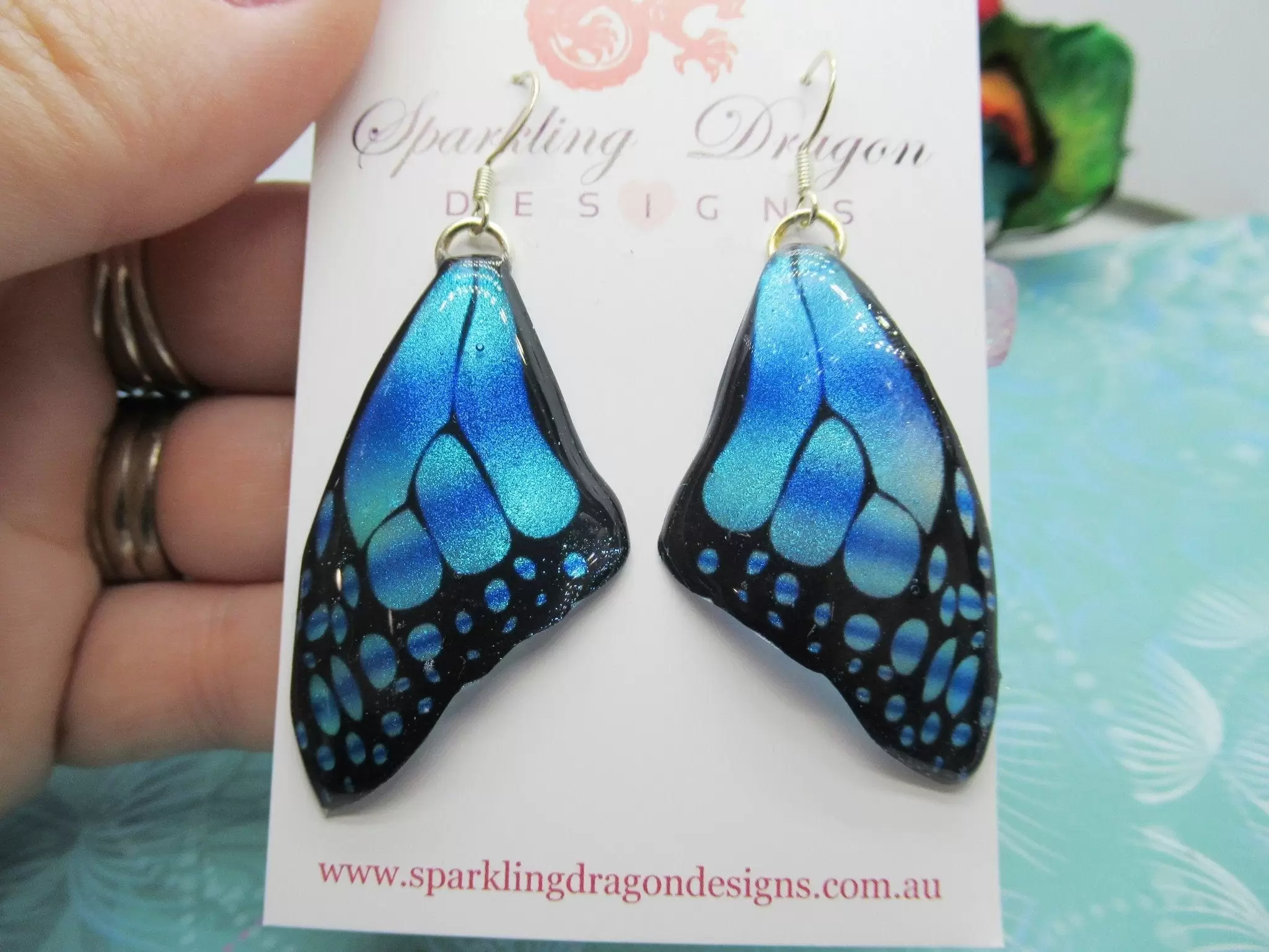 Which Came First? Monarch Earrings - Lucy Golden Jewelry