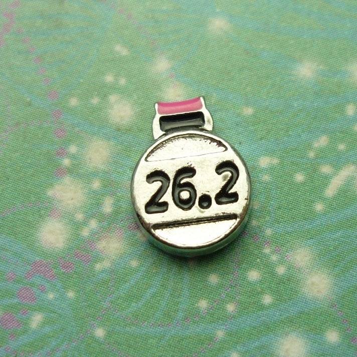 26.2 Medal - Charm for Lockets - Charm for Memory Lockets