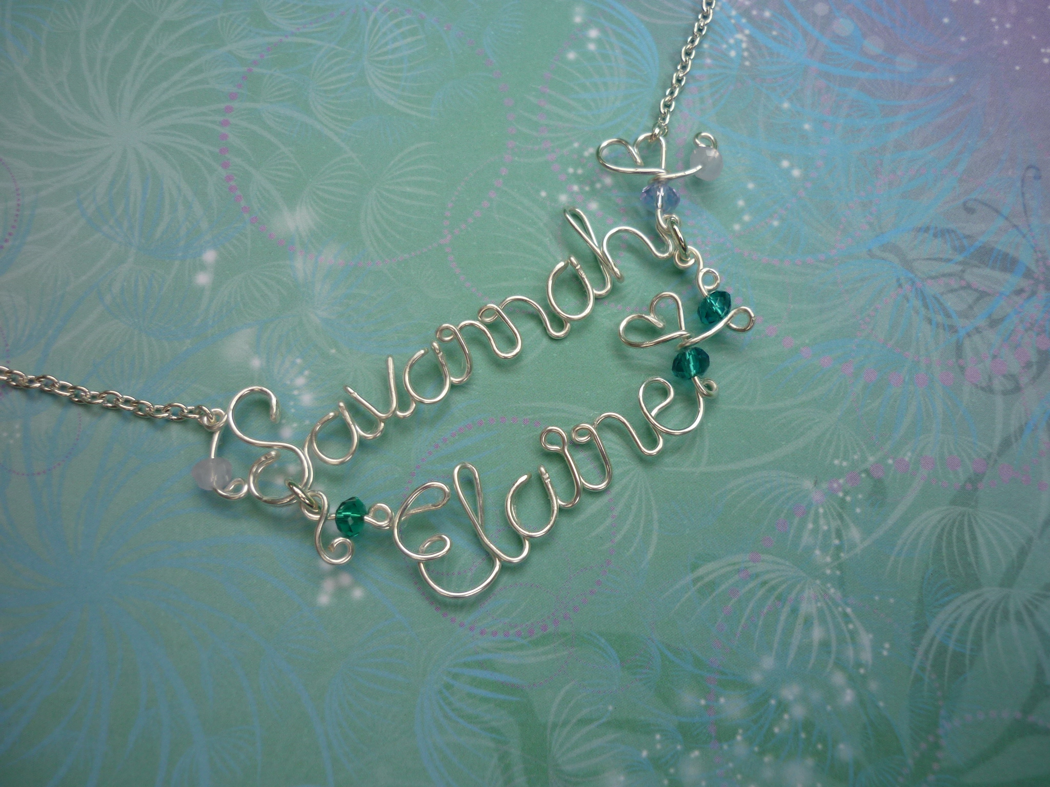 *Best Seller* Personalised Name Necklace - Silver - 9 to 11 letters - Image 6
