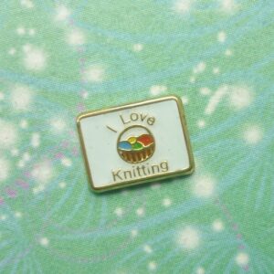 I Love Knitting Charm for Glass Lockets - Charm for Memory Lockets