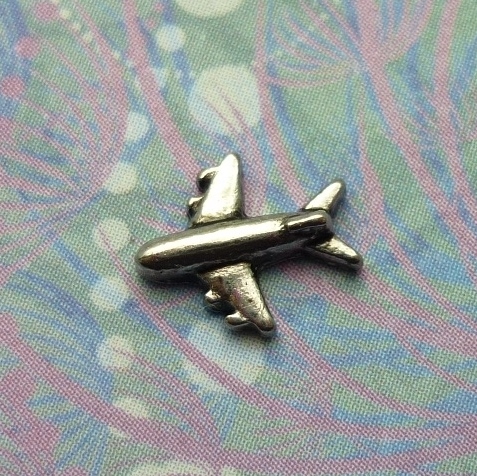 Aeroplane Charm - Charm for Memory Lockets