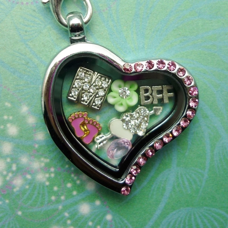 BFF Speech Bubble - Charm - Charm for Memory Lockets - Image 2