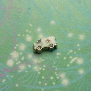 Ambulance Charm - Charm for Memory Lockets