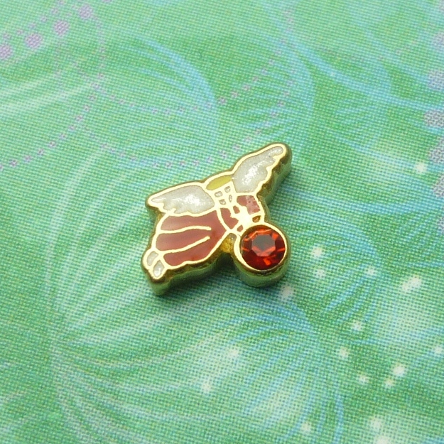 Angel - Ruby - Charm for Memory Lockets