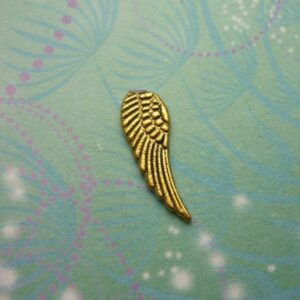 Angel Wing - Gold - Charm for Memory Lockets