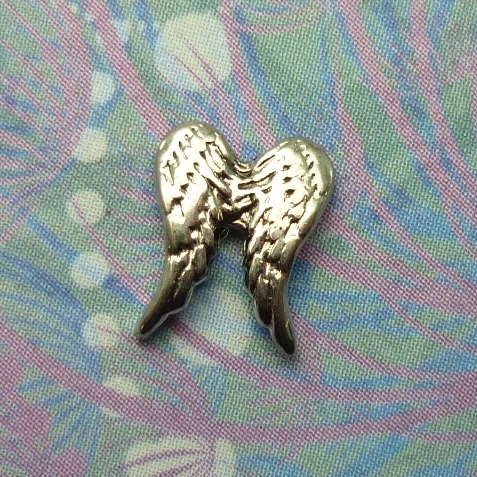 Angel Wings - Silver - Charm for Memory Lockets