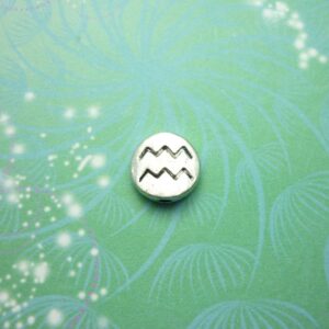 Aquarius - Charm for Memory Lockets