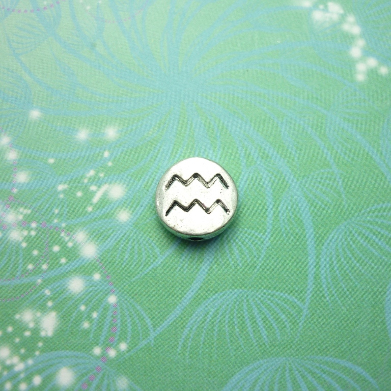 Aquarius - Charm for Memory Lockets