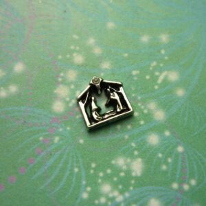Away in a Manger - Charm - Charm for Memory Lockets