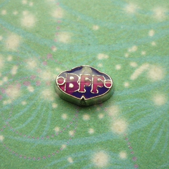 BFF - Purple & Pink - Charm for Memory Lockets
