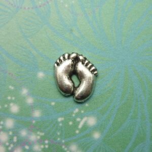 Baby Feet Silver - Charm for Memory Lockets