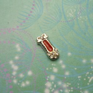 Ballet Slippper - Red - Charm for Memory Lockets