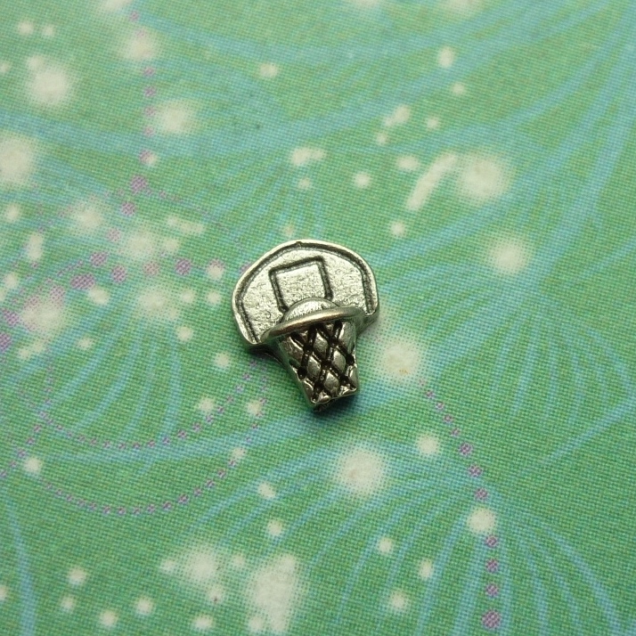 Basketball Hoop - Charm for Memory Lockets