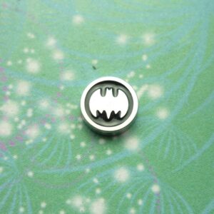 Batman Black & Silver - Charm for Memory Lockets