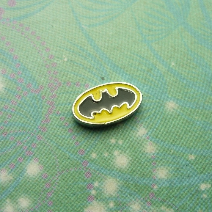 Batman Coloured Charm - Charm for Memory Lockets