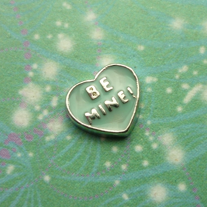 Be Mine Hearts - Charm for Memory Lockets