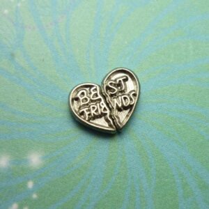 Best Friends - Silver - Charm for Memory Lockets