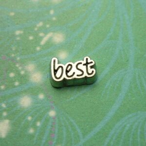 Best word - Charm for Memory Lockets