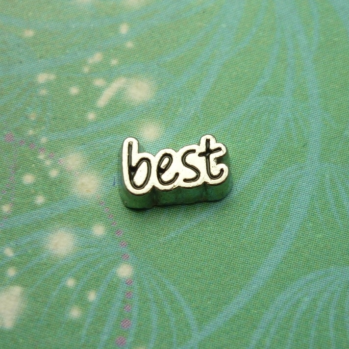 Best word - Charm for Memory Lockets