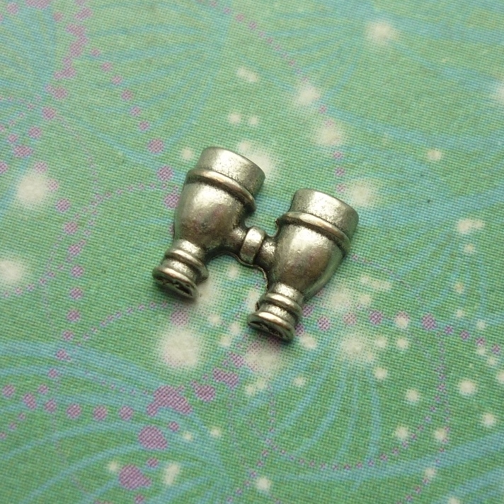 Binoculars Charm - Charm for Memory Lockets
