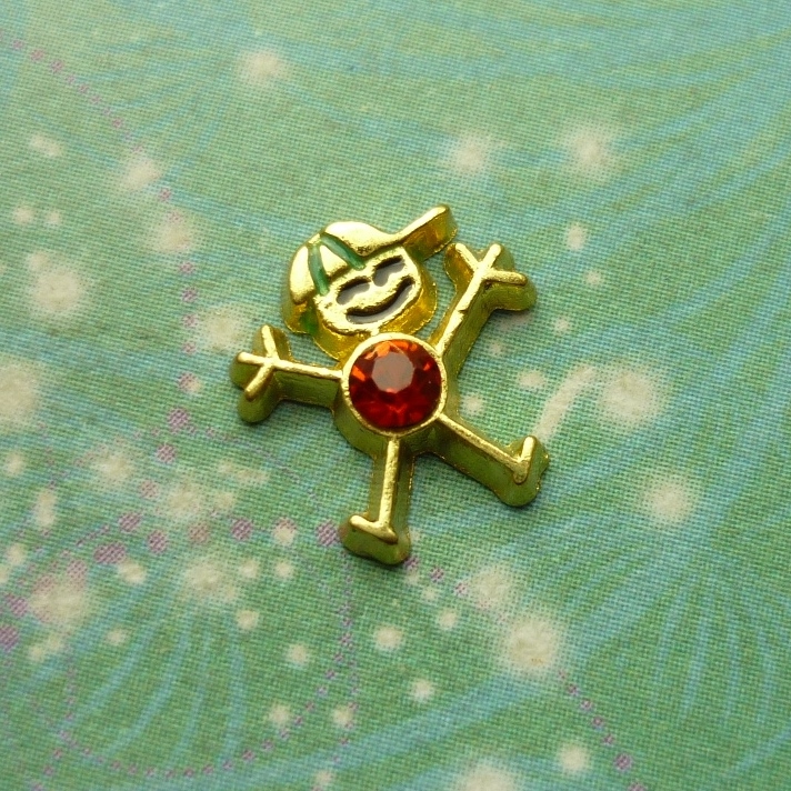 Birthsone Boy Gold Bigger - July - Charm for Memory Lockets