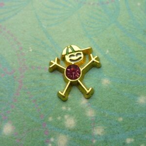 Birthsone Boy Gold Bigger - October - Charm for Memory Lockets