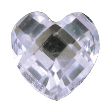 Birthstone-April-Heart-Crystal - Charm for Memory Lockets