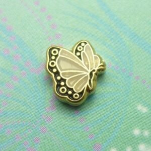 Birthstone-Butterfly-April - Charm for Memory Lockets