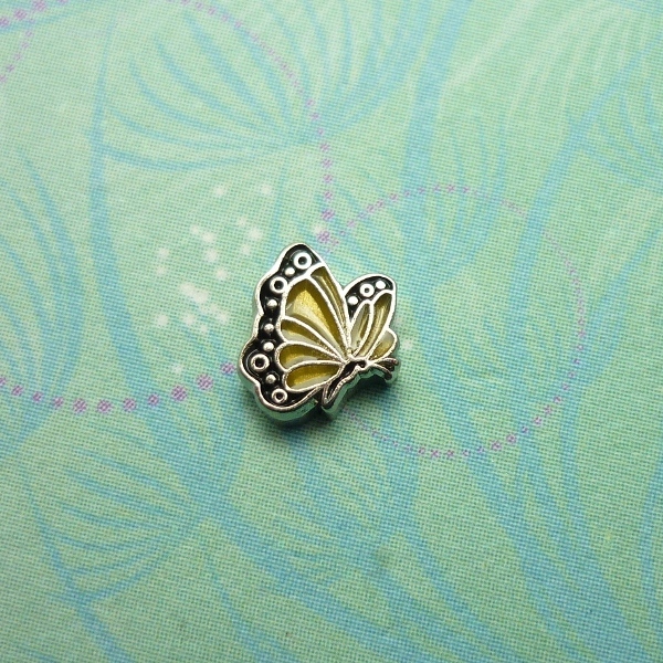 Birthstone Butterfly Silver - November - Charm for Memory Lockets