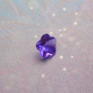 Birthstone Charm - Flower - February - Charm for Memory Lockets