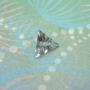 Birthstone Charm - Triangle - April - Charm for Memory Lockets