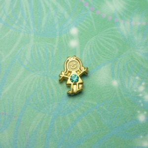 Birthstone-December-Girl - Charm for Memory Lockets