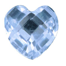 Birthstone-December-Heart-Crystal - Charm for Memory Lockets