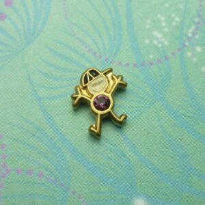Birthstone-Feb-Boy - Charm for Memory Lockets