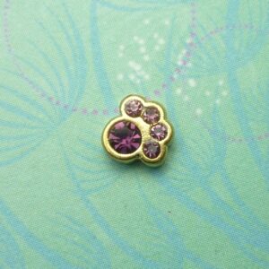 Birthstone-Feb-Paw - Charm for Memory Lockets