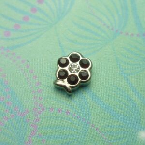 Birthstone-Jan-Flower - Charm for Memory Lockets