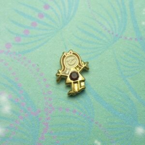 Birthstone-Jan-Girl - Charm for Memory Lockets