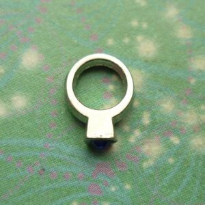 Birthstone Jewel Ring - Choose your Month - Charm for Memory Lockets