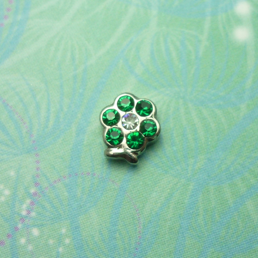 Birthstone-May-Flower - Charm for Memory Lockets