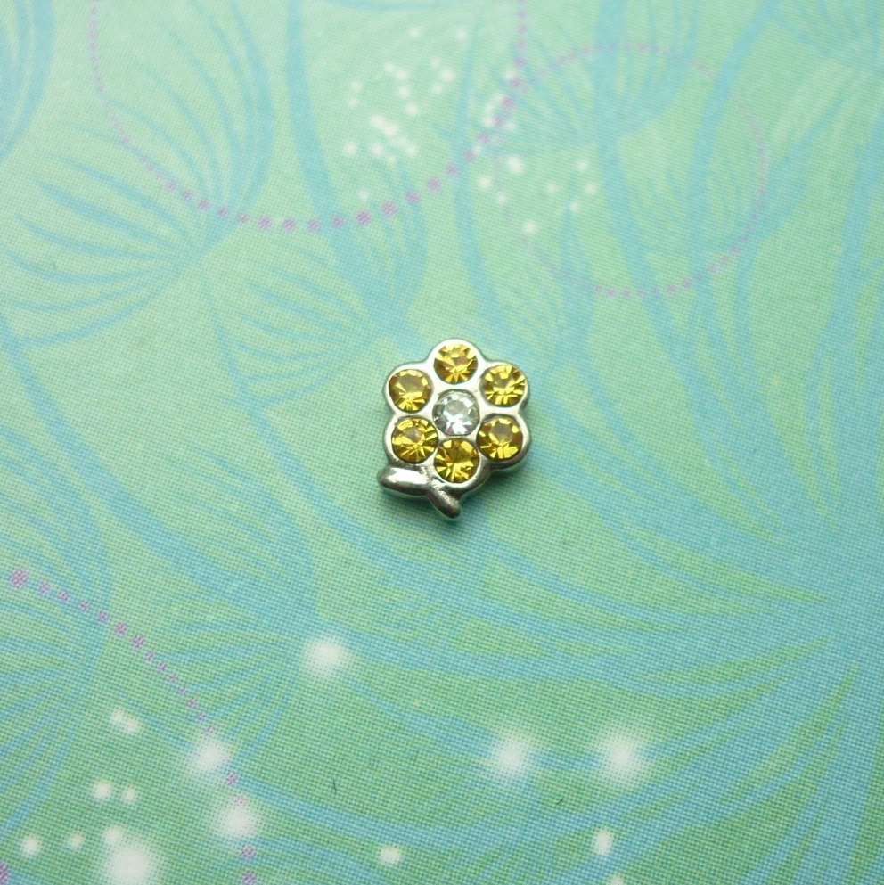 Birthstone-November-Flower - Charm for Memory Lockets