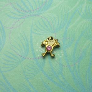 Birthstone-October-Boy - Charm for Memory Lockets