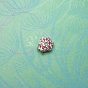 Birthstone-October-Flower - Charm for Memory Lockets