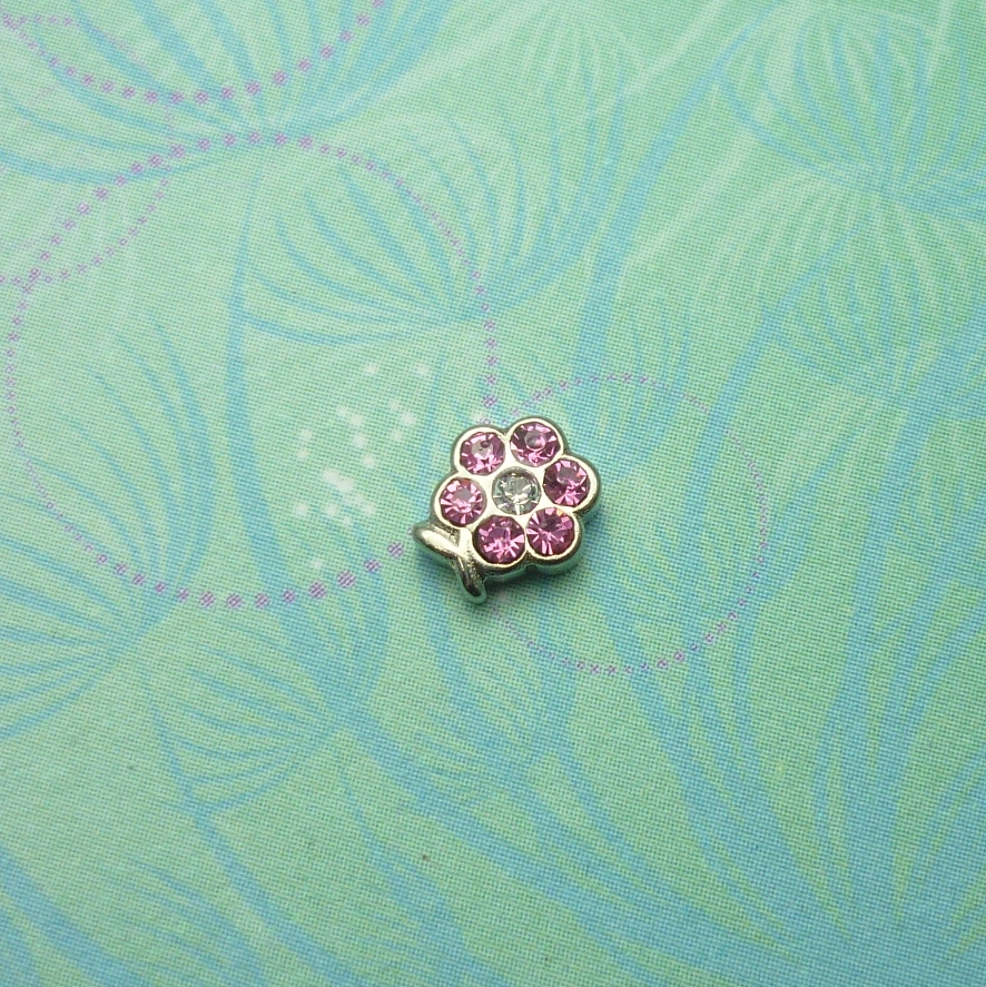 Birthstone-October-Flower - Charm for Memory Lockets