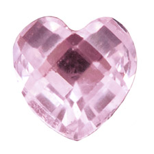Birthstone-October-Heart-Crystal - Charm for Memory Lockets