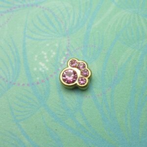 Birthstone-October-Paw - Charm for Memory Lockets
