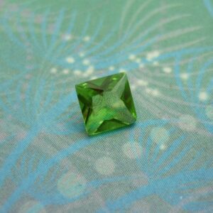 Birthstone Square Jewel - August - Charm for Memory Lockets