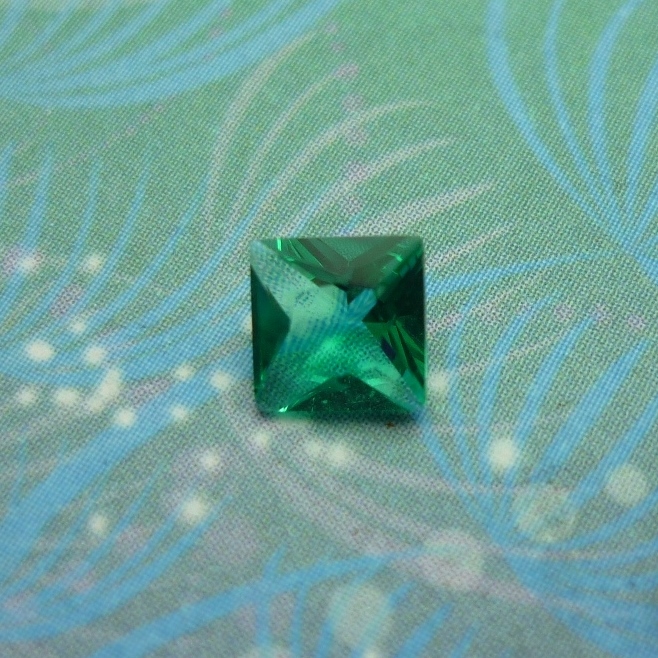 Birthstone Square Jewel - March - Charm for Memory Lockets