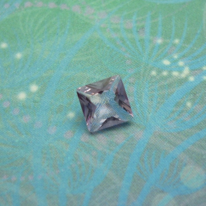Birthstone Square Jewel - October - Charm for Memory Lockets